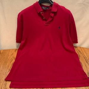 Polo by Ralph Lauren Burnt Red Polo shirt size medium.